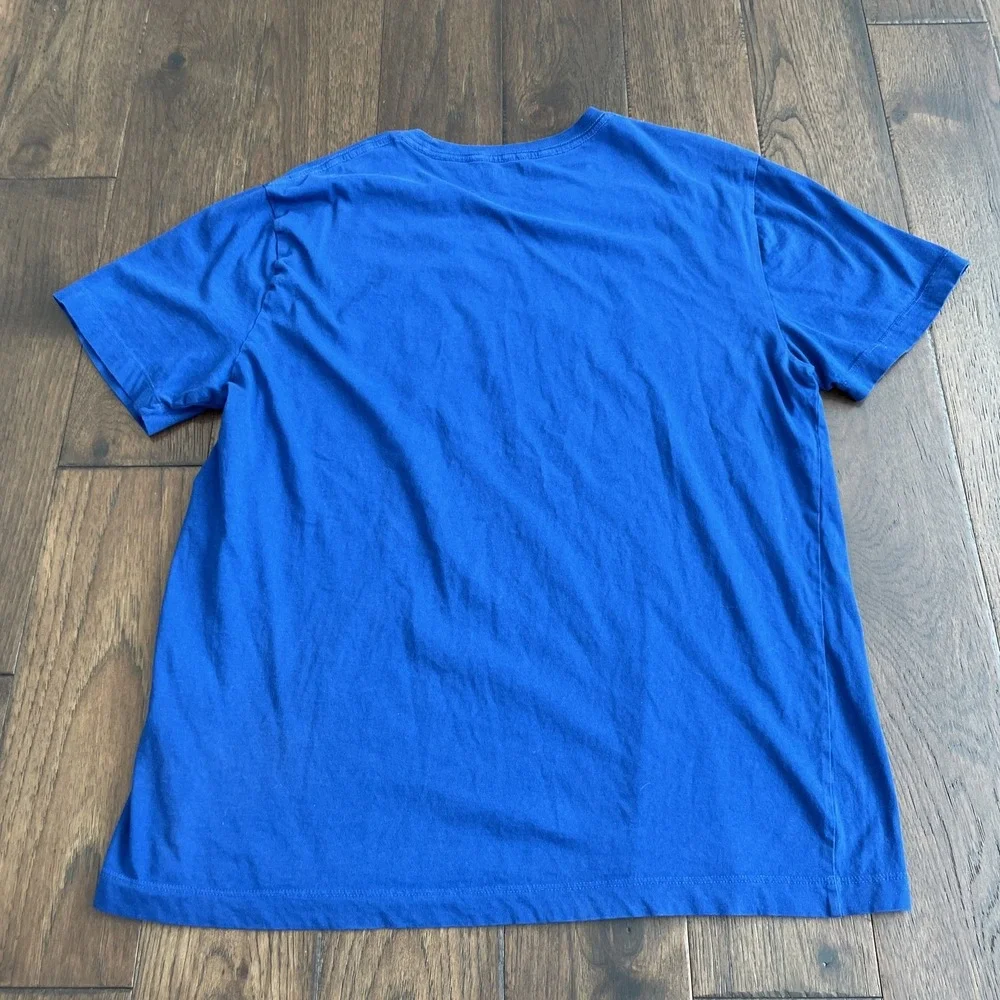 True‎ Religion Shirt Mens Blue 2XL Short Sleeve Big Logo